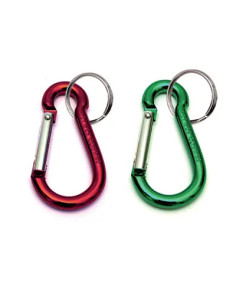 GENERICA - PORTACHIAVE MOSCHETTONE A PERA + ANELLO PRONTY