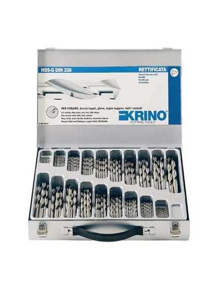 PUNTA TRAPANO HSS RETTIFICATA IN VALIGIA KRINO - KRINO | Utensili Store