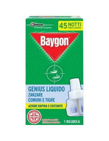 RICARICA LIQUIDA ZANZARE GENIUS BAYGON - BAYGON | Utensili Store