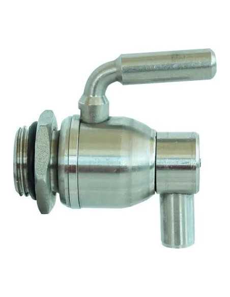 RUBINETTO A SFERA INOX SALVAGOCCIA + GHIERA - GENERICA | Utensili Store