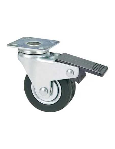 RUOTA A FORCELLA GIREVOLE + FERMO 160BIS AVO - VALSECCHI | Utensili Store