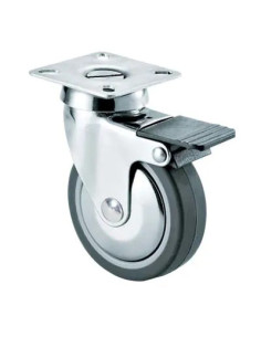 VALSECCHI RUOTA A FORCELLA GIREVOLE + FERMO 220CBIS AVO