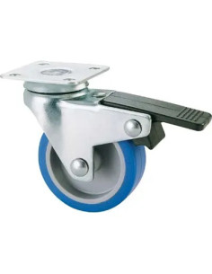 VALSECCHI - RUOTA A FORCELLA GIREVOLE + FERMO 221BIS AVO