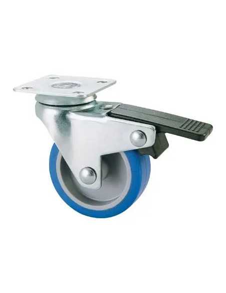 RUOTA A FORCELLA GIREVOLE + FERMO 221BIS AVO - VALSECCHI | Utensili Store