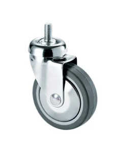 VALSECCHI RUOTA A FORCELLA GIREVOLE PERNO FILETT 220B AVO