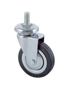 VALSECCHI RUOTA A FORCELLA GIREVOLE PERNO FILETTATO 155B AVO