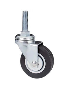 VALSECCHI RUOTA A FORCELLA GIREVOLE PERNO FILETTATO 160B AVO