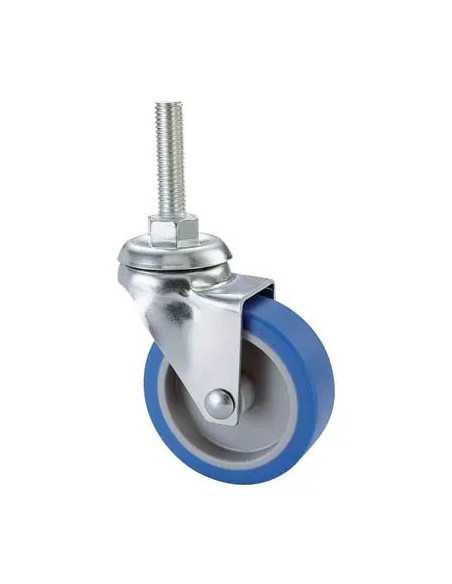 RUOTA A FORCELLA GIREVOLE PERNO FILETTATO 221B AVO - VALSECCHI | Utensili Store