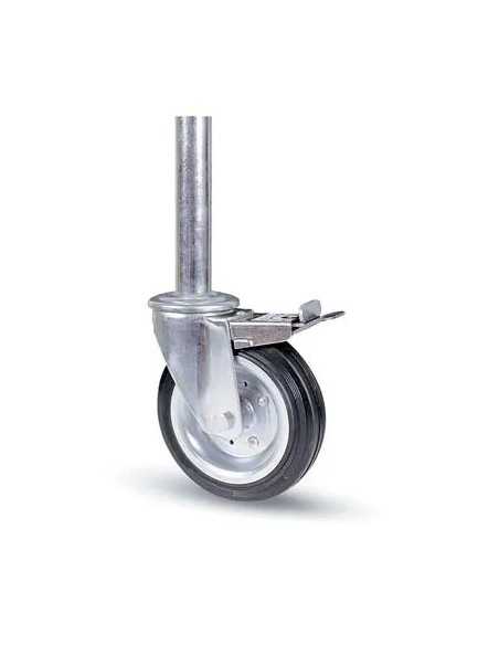 RUOTA A FORCELLA TUBI INNOCENTI +FERMO 103BI AVO - VALSECCHI | Utensili Store