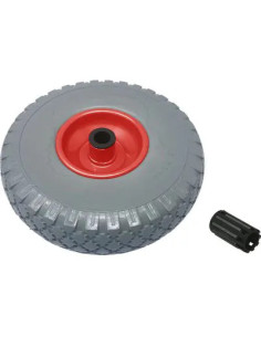 HAND - RUOTA PU ANTIFORO X BRAVETTA MOZZO CENTRATO HAND