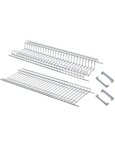 GENERICA SCOLAPIATTI SCOLABICCHIERI ACCIAIO CROMATO