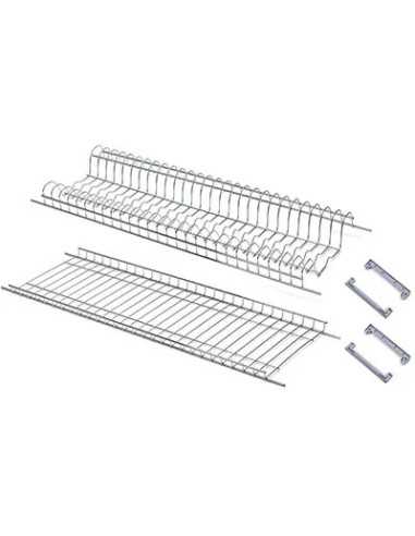 SCOLAPIATTI SCOLABICCHIERI ACCIAIO CROMATO - GENERICA | Utensili Store