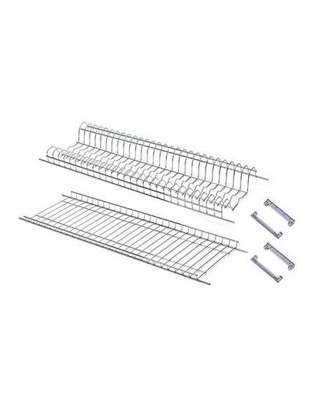 SCOLAPIATTI SCOLABICCHIERI ACCIAIO CROMATO - GENERICA | Utensili Store