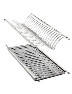 GENERICA SCOLAPIATTI SCOLABICCHIERI ACCIAIO INOX