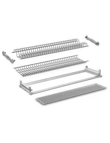 SCOLAPIATTI SCOLABICCHIERI ACCIAIO NICHELATO - GENERICA | Utensili Store