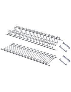 GENERICA SCOLAPIATTI SCOLABICCHIERI VERNICIATO GRIGIO