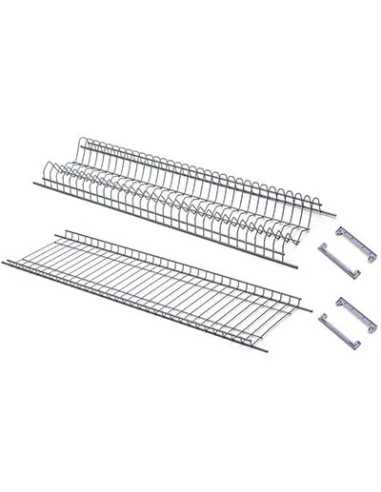 SCOLAPIATTI SCOLABICCHIERI VERNICIATO GRIGIO - GENERICA | Utensili Store