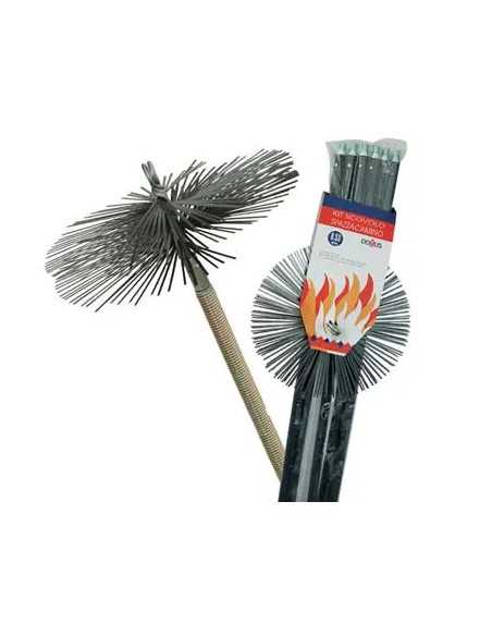 SCOVOLO ACCIAIO KIT PULIZIA CAMINO DOMUS - DOMUS | Utensili Store
