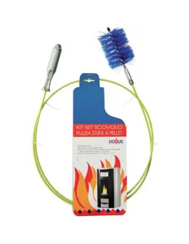 SCOVOLO KIT PULIZIA STUFA PELLET DOMUS - DOMUS | Utensili Store
