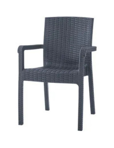 DOMUS - SEDIA RATTAN KRETA + BRACCIOLI DOMUS