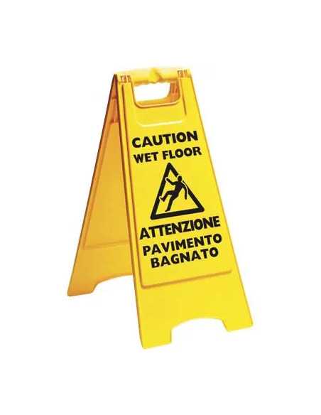 SEGNALE ATTENZIONE PAVIMENTO BAGNATO APEX - APEX | Utensili Store