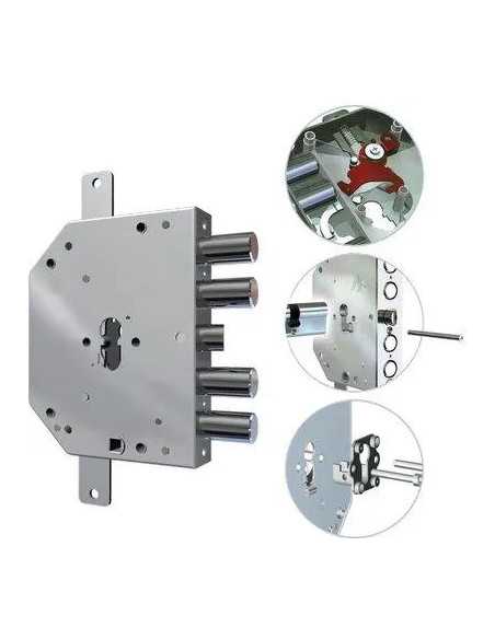 SERRATURA METALLO APPLICARE 2155 PEN BLOC/FL CR - CR | Utensili Store