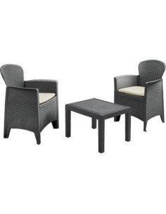 PROGARDEN SET RATTAN BALCONY AKITA