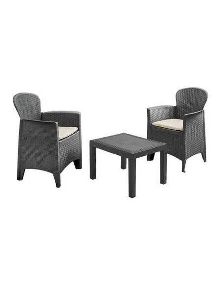 SET RATTAN BALCONY AKITA PROGARDEN - PROGARDEN | Utensili Store