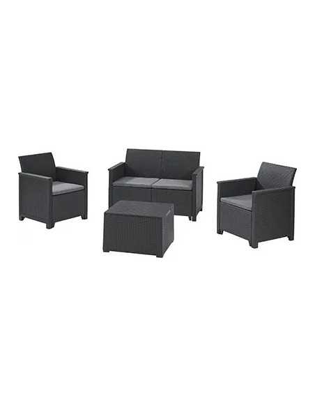 SET RATTAN EMMA LOUNGE KETER - KETER | Utensili Store