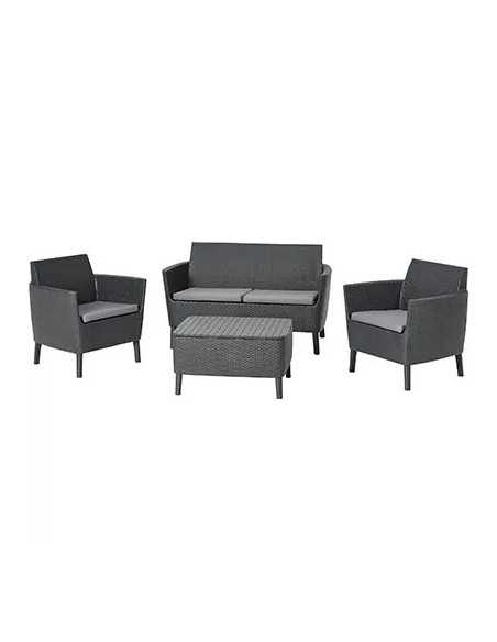 SET RATTAN SALEMO LOUNGE KETER - KETER | Utensili Store