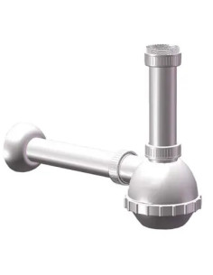 GENERICA - Sifone PP a bottiglia 1 vasca