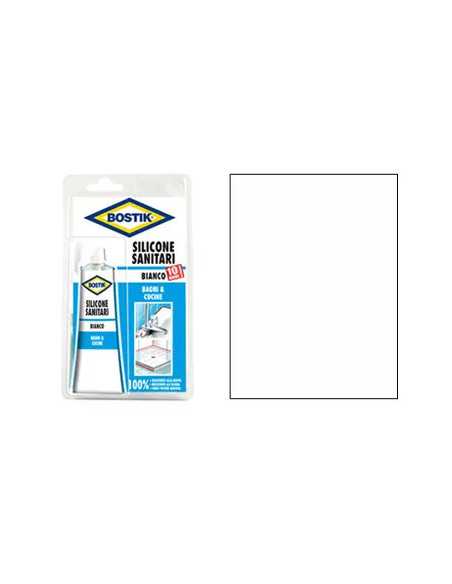 SILICONE ACETICO SANITARI IN TUBETTO BOSTIK - BOSTIK | Utensili Store