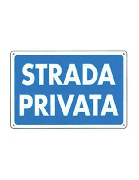 TARGA SEGNALETICA STRADA PRIVATA - GENERICA | Utensili Store