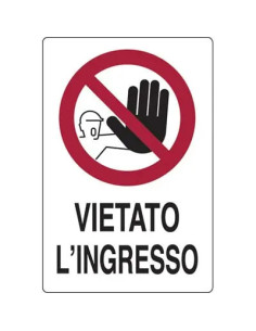 GENERICA TARGA SEGNALETICA VIETATO INGRESSO