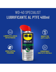WD-40 Original Specialist Lubrificante al PTFE ad Alte Prestazioni 2