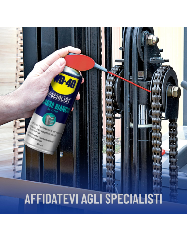 Grasso Bianco al Litio - Lubrificante a lunga durata - NSF H2-400ml - WD-40 Specialist | Utensili Store
