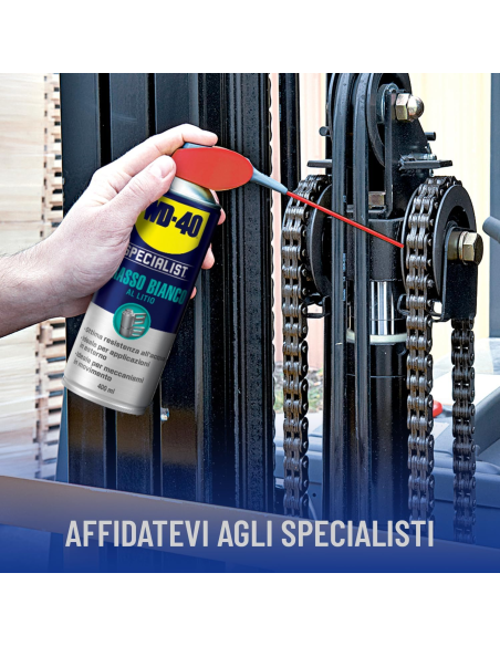 Grasso Bianco al Litio - Lubrificante a lunga durata - NSF H2-400ml - WD-40 Specialist | Utensili Store