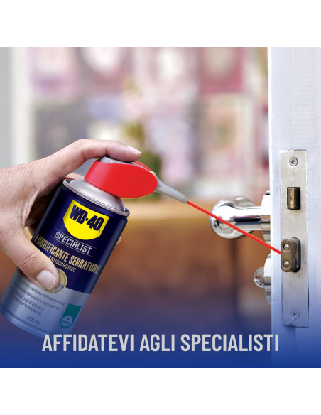 Lubrificante Serrature - Anticorrosivo - Sbloccaggio immediato - Senza grasso o silicone - 250ml - WD-40 Specialist | Utensili Store