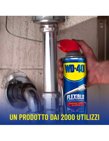 Prodotto Multifunzione Flexible - Lubrificante Spray - Cannuccia flessibile - Senza silicone - 600ml - WD-40 | Utensili Store
