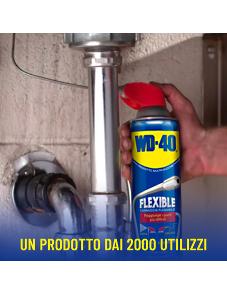 Prodotto Multifunzione Flexible - Lubrificante Spray - Cannuccia flessibile - Senza silicone - 600ml - WD-40 | Utensili Store