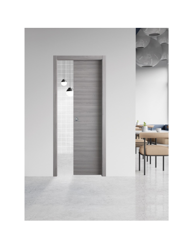 PORTA SCORREVOLE COLORE MICRO BIANCO COMPLETA (PANNELLO + KIT MONTANTI) - UTENSILI STORE | Utensili Store