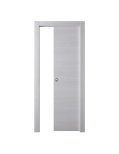 PORTA SCORREVOLE COLORE MICRO BIANCO COMPLETA (PANNELLO + KIT MONTANTI) - UTENSILI STORE