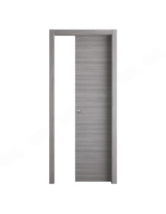 PORTA SCORREVOLE COLORE MICRO GRIGIO COMPLETA (PANNELLO + KIT MONTANTI) - UTENSILI STORE