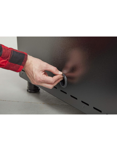 Armadio Basso a 2 Ante con Piedini, Nero, 83.5 x 22.5 x 83 cm STST97595-1 - STANLEY | Utensili Store