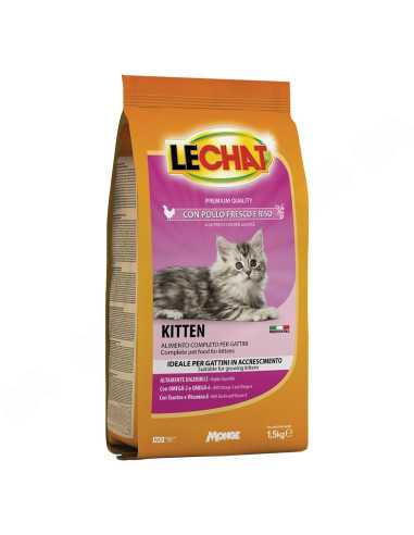 CROCCANTINI PER GATTI LE CHAT JUNIOR KITTEN 1,5KG - MONGE | Utensili Store