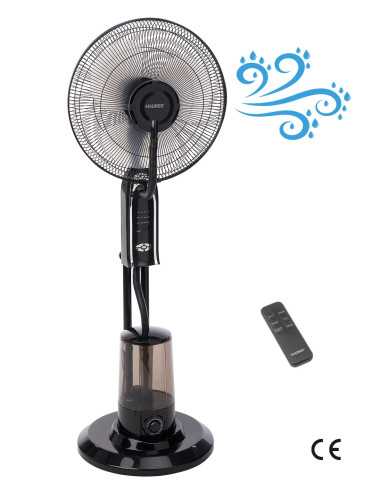 VENTILATORE A PIANTANA CON NEBULIZZATORE "POTUS" - MAURER | Utensili Store