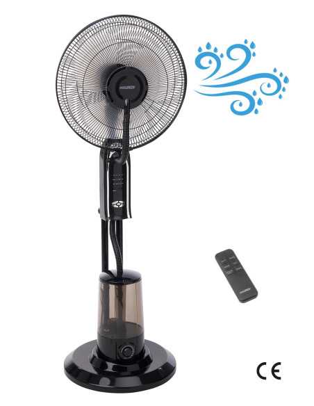 VENTILATORE A PIANTANA CON NEBULIZZATORE "POTUS" - MAURER | Utensili Store
