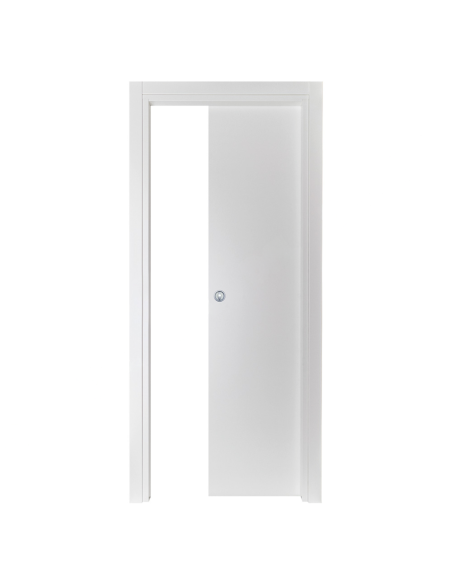 PORTA SCORREVOLE COLORE MICRO BIANCO COMPLETA (PANNELLO + KIT MONTANTI) - UTENSILI STORE | Utensili Store