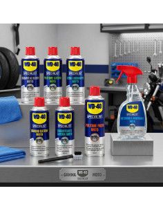 KIT COMPLETO SPECIALIST MOTO + GUANTI - WD40