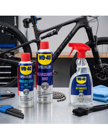 KIT COMPLETO SPECIALIST BIKE + GUANTI - WD40 | Utensili Store